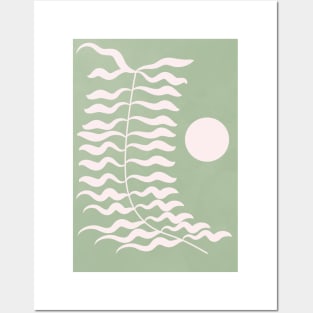 Sage Green, Abstract Floral Posters and Art